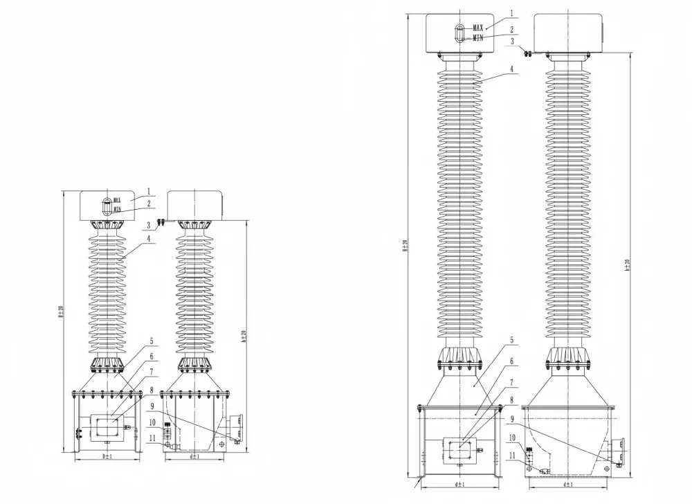 Oil Immersed Electromagnetic Voltage Transformer